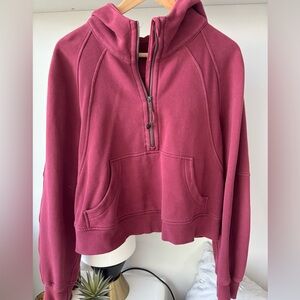 Lululemon oversized scuba half zip hoodie M/L